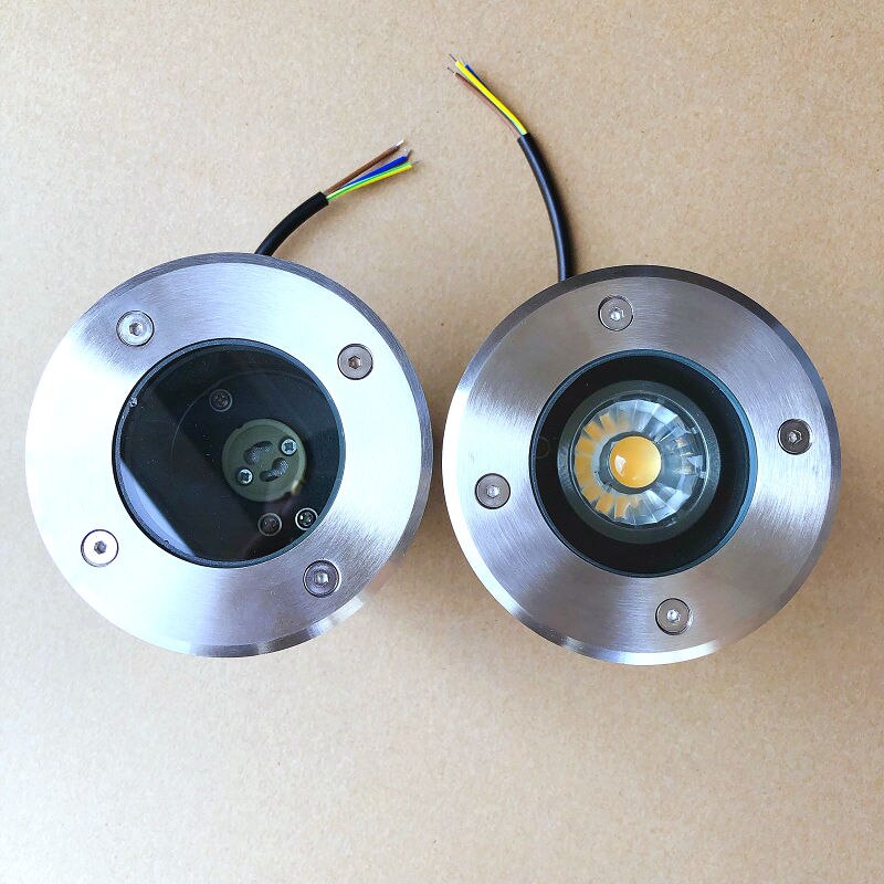 GU10 LED Underground Light Floor Lamp Outdoor Ground Spot Landscape Garden Path Buried Lamp for gu10 Bulb Casing