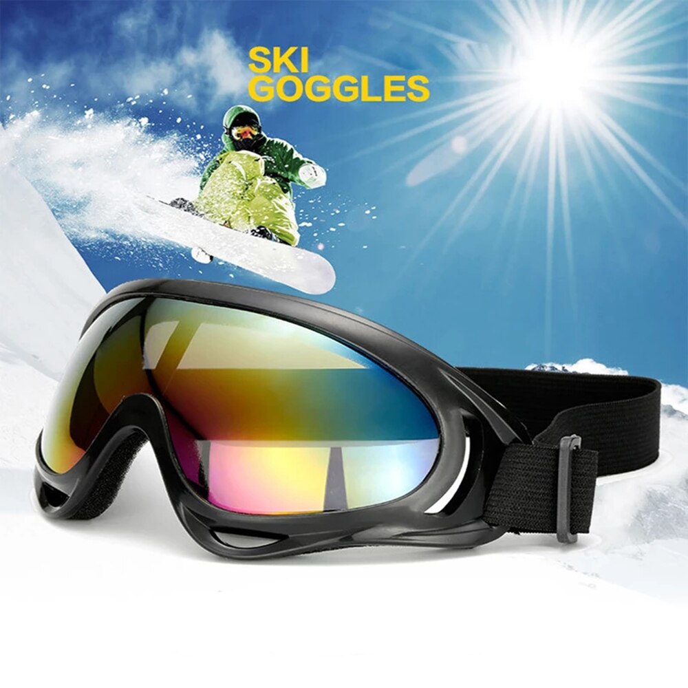 1Pcs Winter Winddicht Skiën Goggles Outdoor Sport Cs Bril Skibril UV400 Stofdicht Moto Fietsen Zonnebril