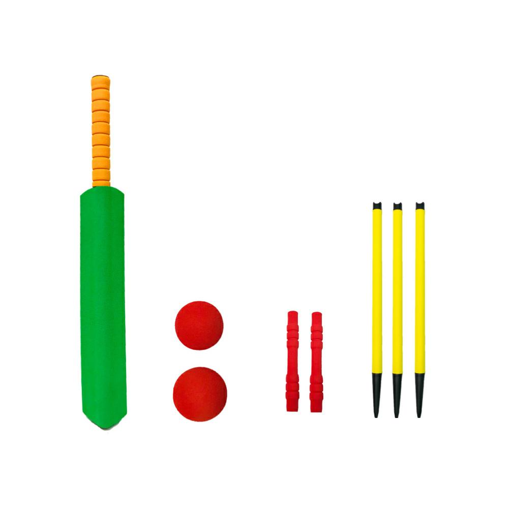 Barn plast cricket bollar lek set barn cricket set utomhus interaktion fritid pedagogiska leksaker tidig utveckling leksaker: Default Title