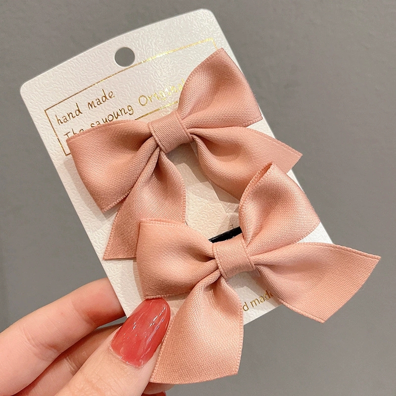 Pinza para el pelo con lazo para niños, tocado, pinza para el pelo de princesa para bebé, pinza para el pelo para niña pequeña, accesorios para el cabello: Rosa