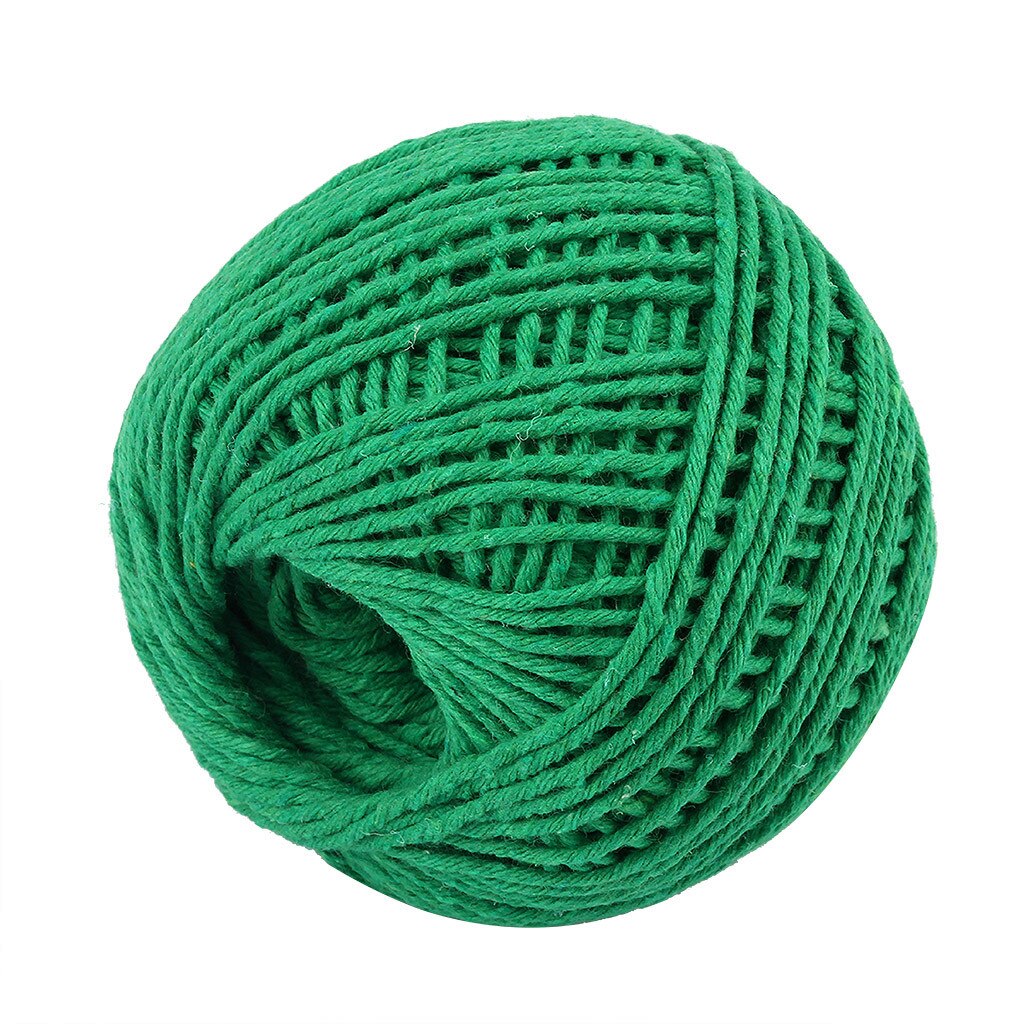 100M Natural Burlap Hessian Twine Cord Hemp Rope Party Wedding Wrapping Cords Thread DIY Scrapbooking Craft Decor L*5