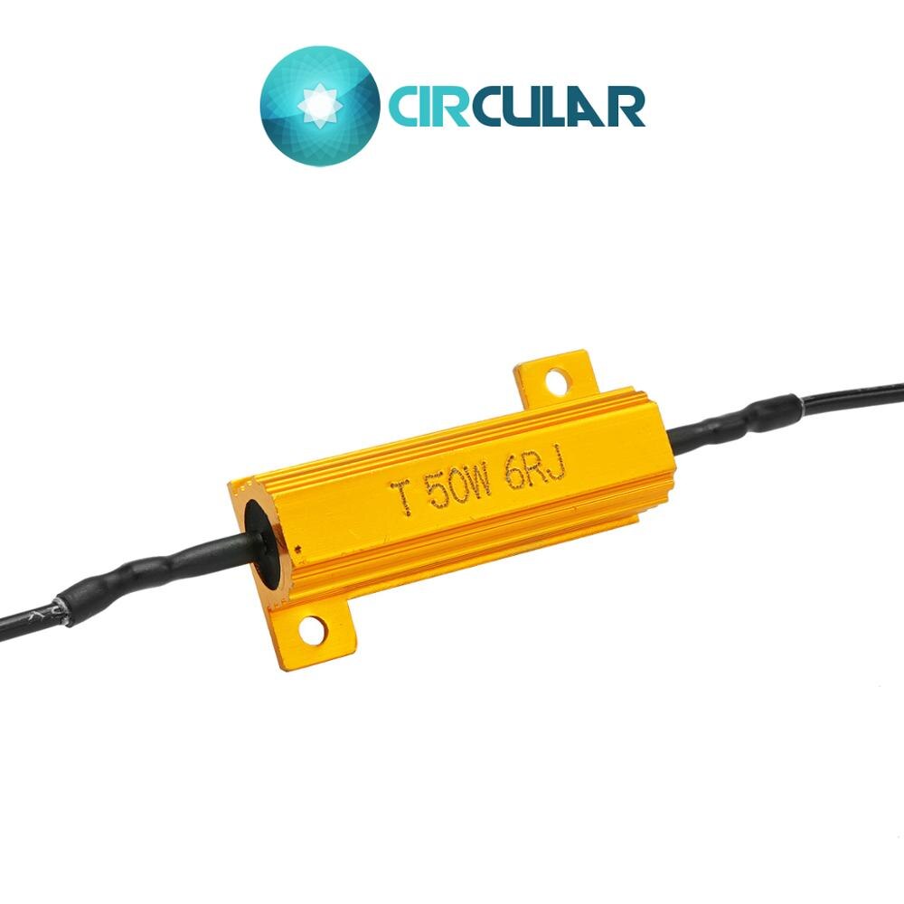 Led Load Resistor 10W-10Ohm 25W-25Ohm 50W-6Ohm 25W-8Ohm 10W-39Ohm 50W-8Ohm 100W-6Ohm Turn Signals Indicator: 50W 6 Ohm