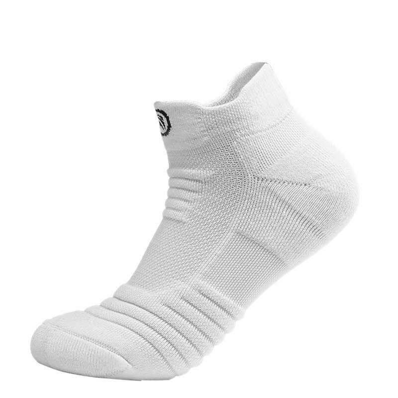Calcetines deportivos Elite de baloncesto para hombre, parte inferior de toalla gruesa, transpirables, de , profesionales, calcetines de deporte para exteriores: white-short