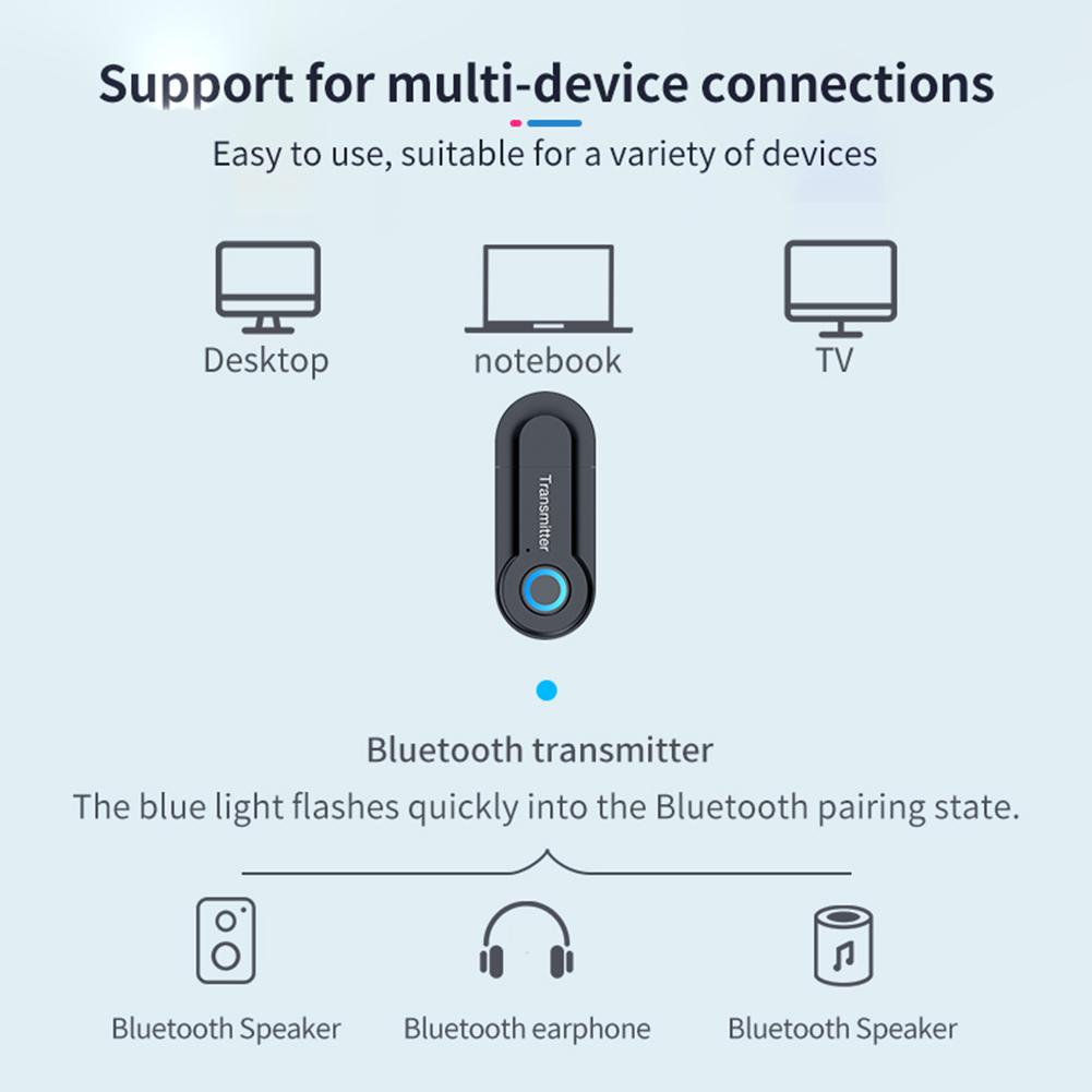 Usb Bluetooth Zender Wireless Audio Adapter 5.0 Tv Computer Bluetooth Zender