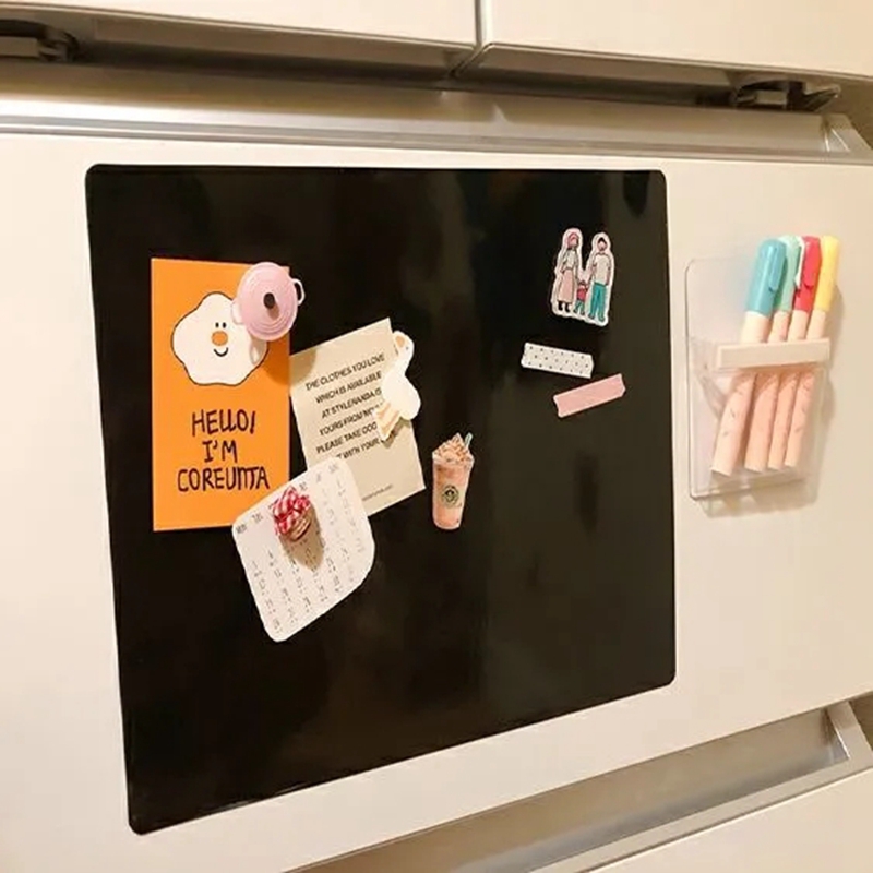 Blackboard Fridge Magnet Magnetic Chalkboard Stickers Kitchen Menu Message Board Remind Memo Pad Kid Kitchen Tools Decor