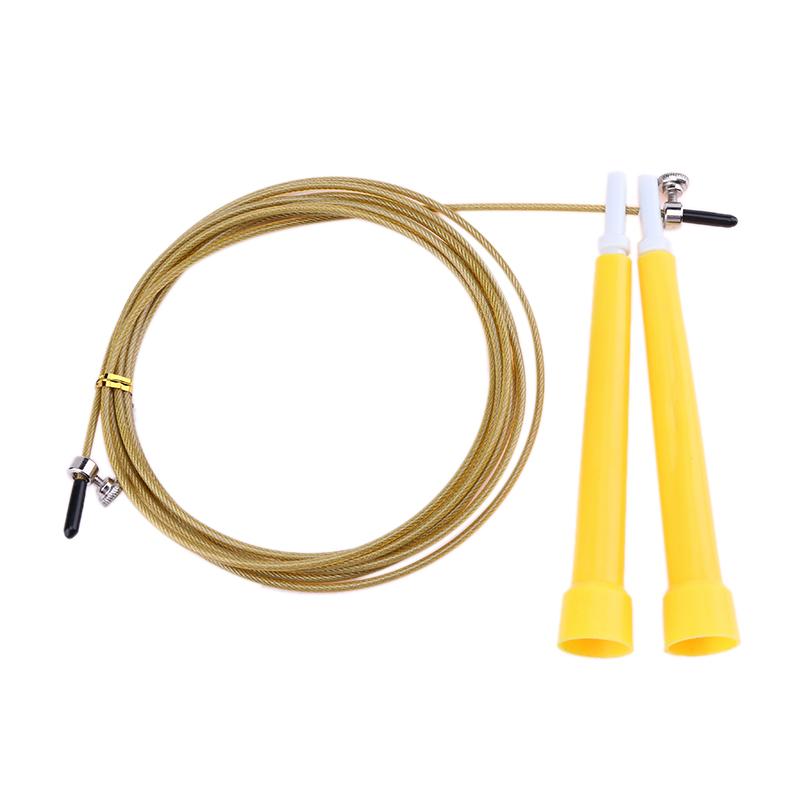 3m Jump Skipping Ropes Adjustable Skip Rope Steel Wire Fitness Exercise Skipping Jump Rope Sports Exercises Speed Jump Rope: 3m D3