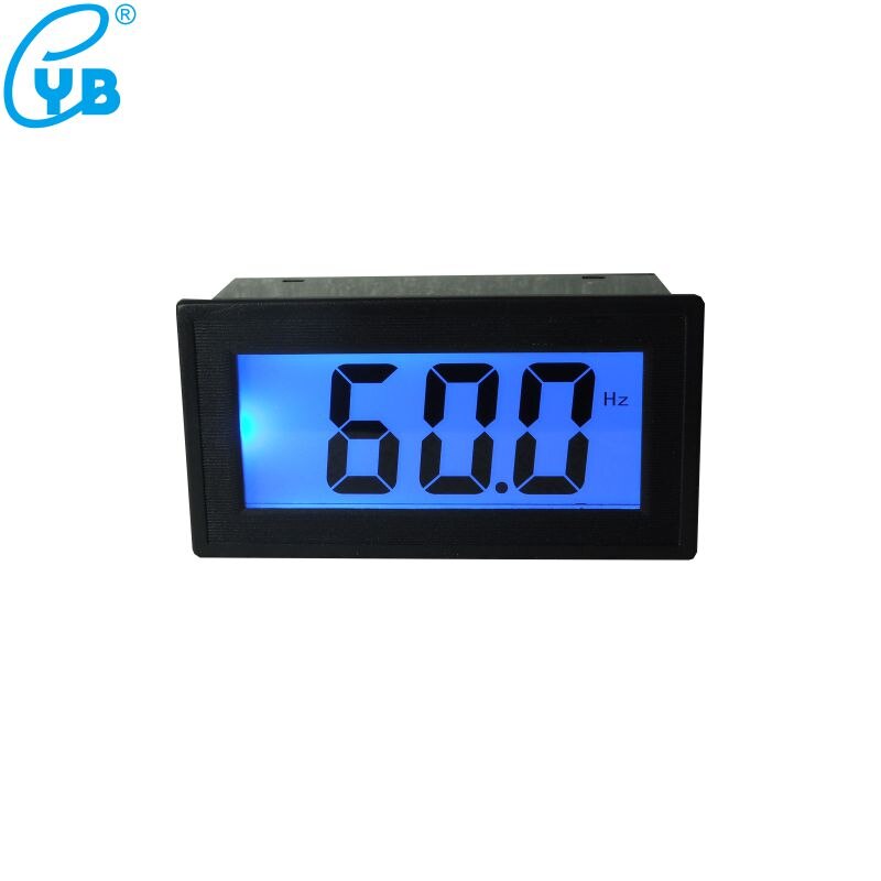 Lcd Digitale Frequentie Counter Meter Herz Tester Cymometer 45.0Hz-65.0Hz Blue Backlit Hz Meter Panel Meter Herz indicator Guage
