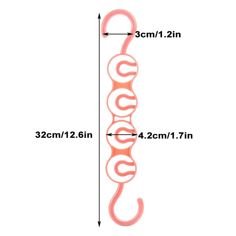 Multi-Port Support Hangers for Vertical Storage Space-Saving Necktie and Belt Hanger Multilayer Closet Accessories XHC88