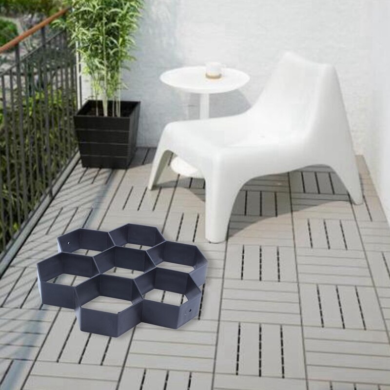 Moule de pavé en béton réutilisable, 2 pièces, 30x30Cm, pour pavé de jardin, Patio, marche, DIY