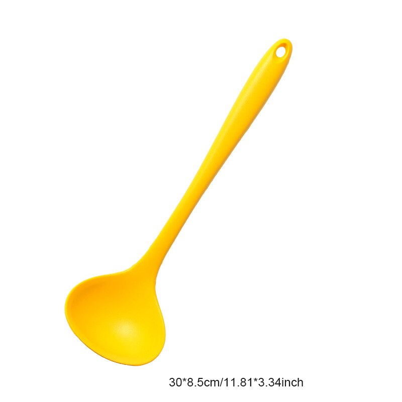 Ensemble d'ustensiles de cuisine en Silicone, résistant à la chaleur, spatule sur le bâton, pelle, ustensiles de cuisine, Gadgets, accessoires: C