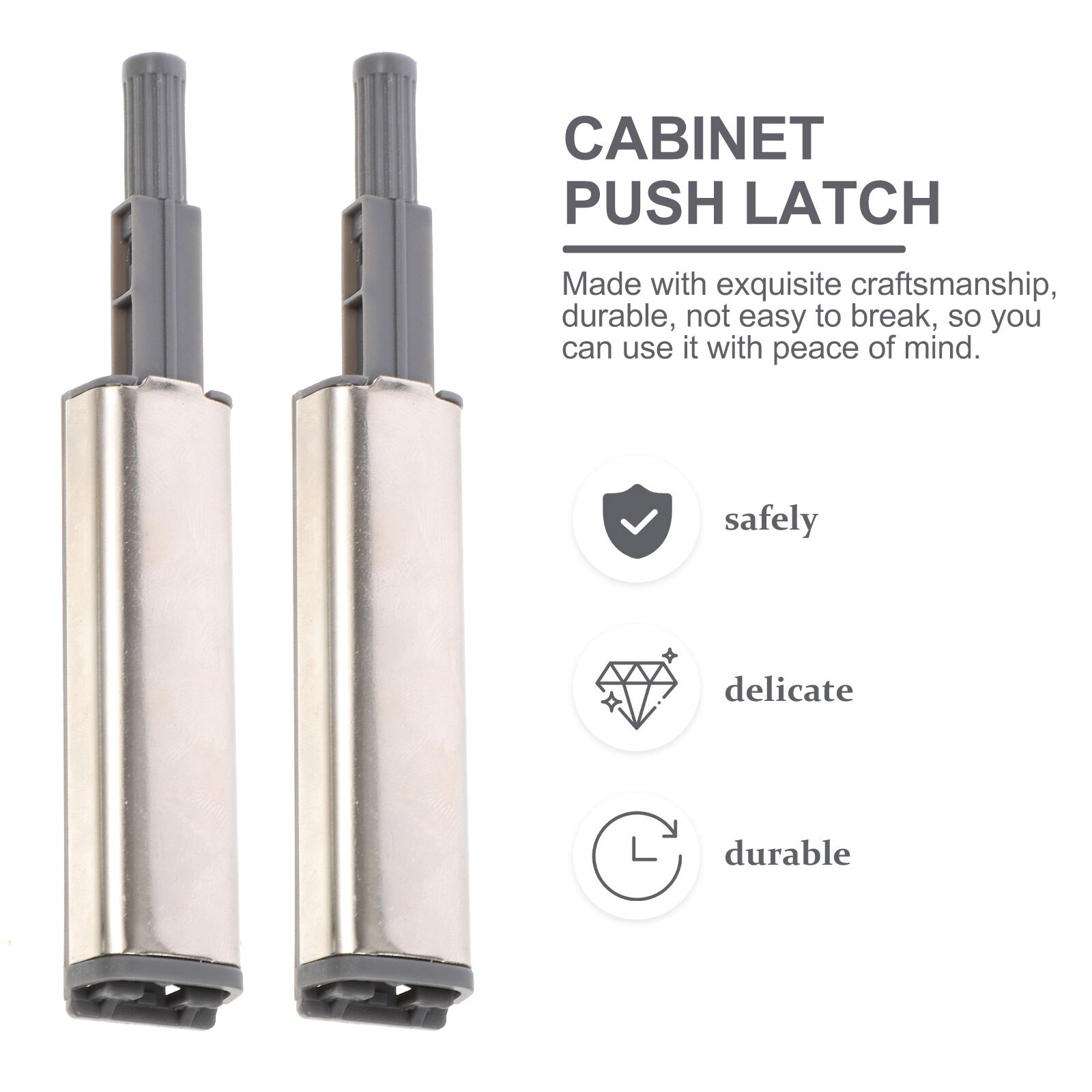 4pcs Cabinet Catches Push to Open Door for Cabinet Drawer Door