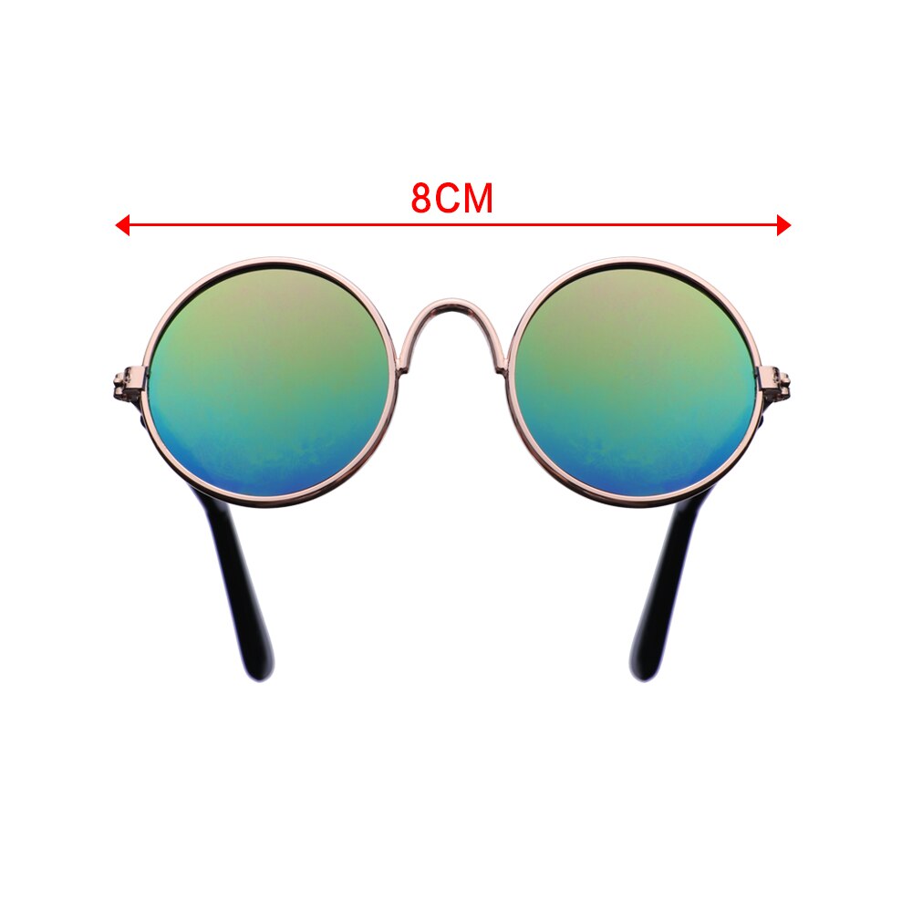 Veelkleurige huisdierzonnebrillen, coole brillen, foto's, rekwisieten, kattenbrillen, bescherming, kleine hond, kattenfoto's, rekwisieten