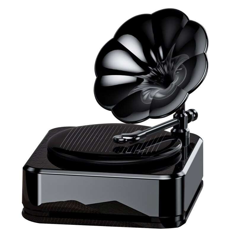 Simulation Record Player Car Aroma Diffuser Retro Style Aromatherapy Diffuser: 2