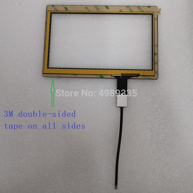 7-inch capacitive touch screen multi-touch 7-inch 16: 9 display ratio for corresponding resolution 800X480 1024X600 1920X1080