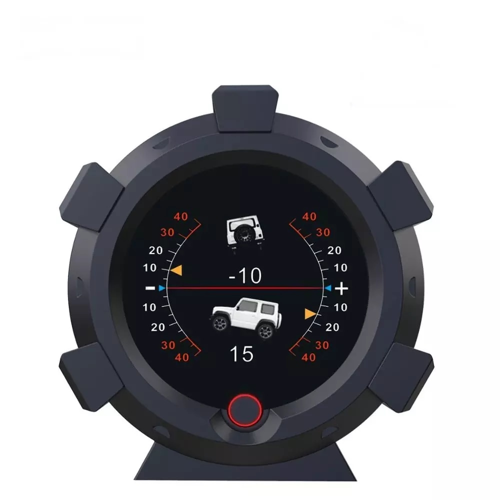 Autool X95 Gps Horizontale Hoge Precisie Multifunctionele Helling Meter Auto Hud Inclinometer Snelheidsmeter Km/H Mph Alarm