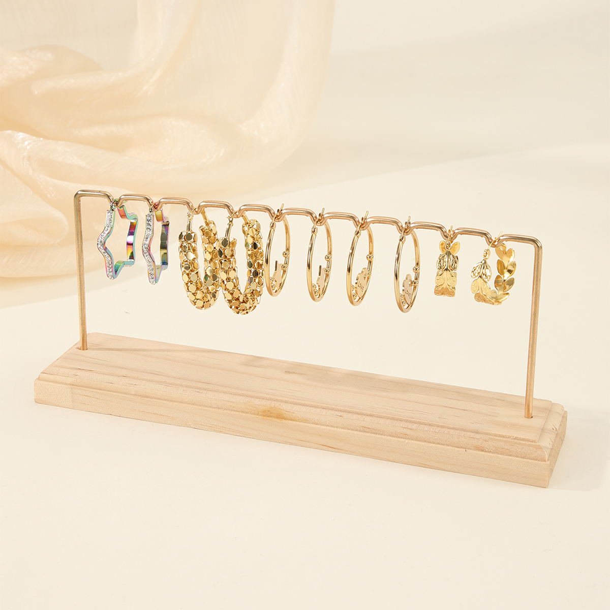 Oorbel Ketting Ring Armband Sieraden Houder Sieraden Display Organizer Houders Metalen Magazijnstellingen