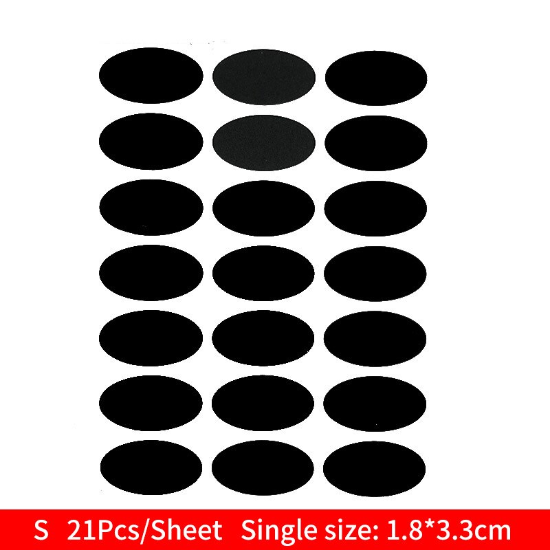 10 pcs/lot épice autocollant cuisine réutilisable étiquette autocollant étanche pot autocollants rangement organisateur autocollants tableau noir épices étiquettes: S 1.8x3.3cm