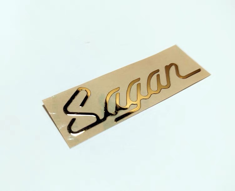 Pegatinas para bicicleta, calcomanía, insignia de Metal, pegatina para bicicleta, etiqueta para cabeza de aleación de aluminio, accesorios creativos para ciclismo MTB BMX: Rosa