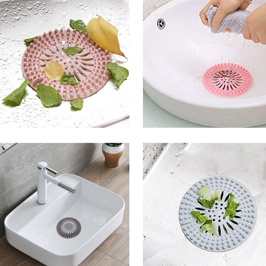 TPR évier égout filtre sol Drain crépine eau cheveux bouchon bain receveur douche couverture cuisine salle de bain Anti sabot