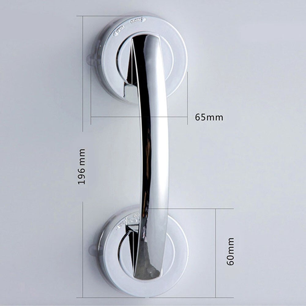 Geen-Ponsen Badkamer Zuignap Handvat Grab Bar Voor Douche Veiligheid Deur Handvat Anti-Slip Leuning Badkamer grab Handle