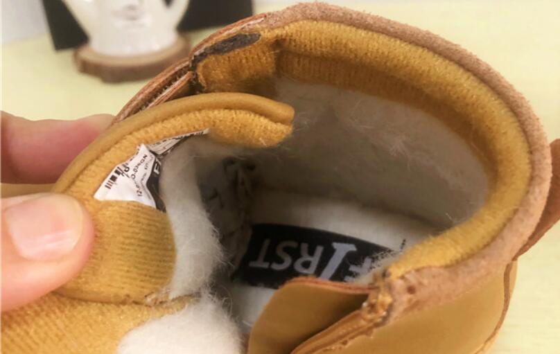 Ragazzi stivali da neve di lana Naturale di-30 gradi impermeabile e anti-slittata formato 25 a 29 wallvell