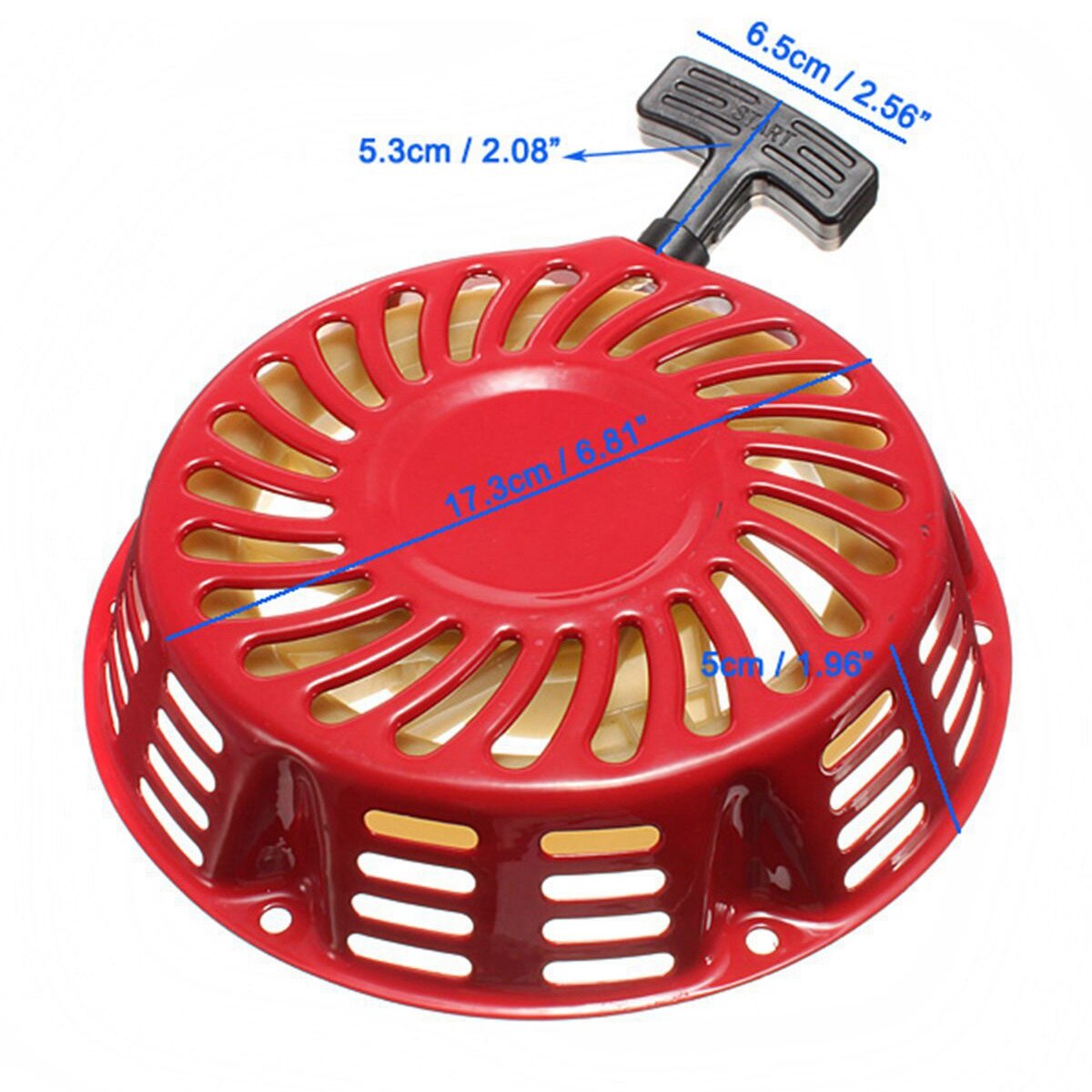 4 Pack Red Pull Start Recoil Covers For Honda GX340 GX390 11HP 13HP Engines