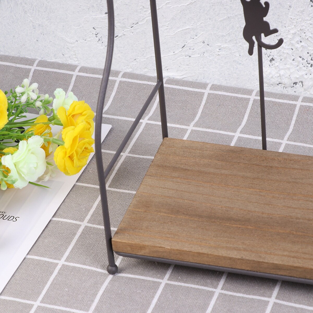 1 Pc Keuken Opbergrek Kamer Meerdere Tafel Stand Iron Art Organizer Ijzeren Rek Opbergrek Plank Voor Keuken