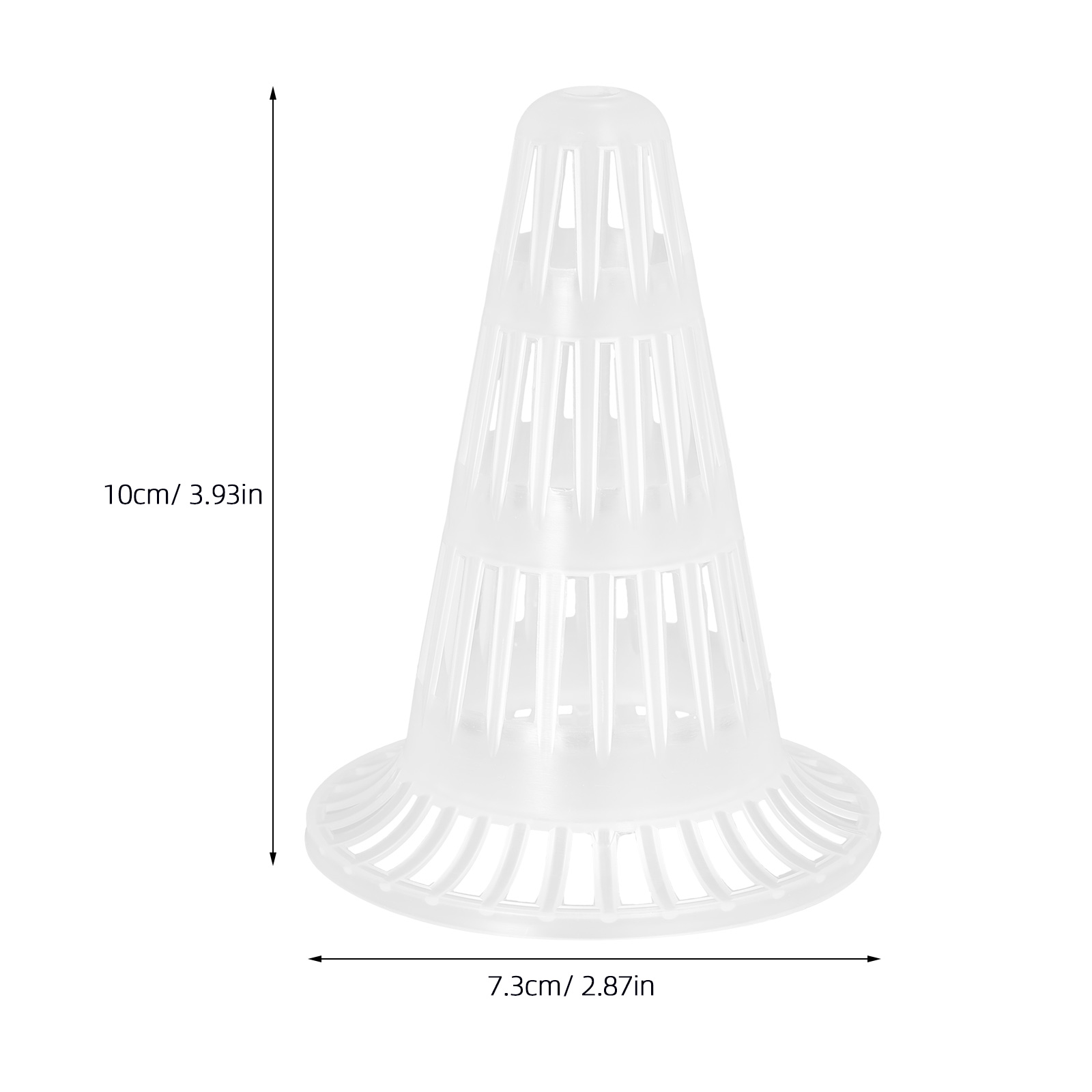 10 pezzi di copertura del filtro dell'acqua vaso di fiori tappetino di drenaggio terrario pianta Pp fioriere griglia pad