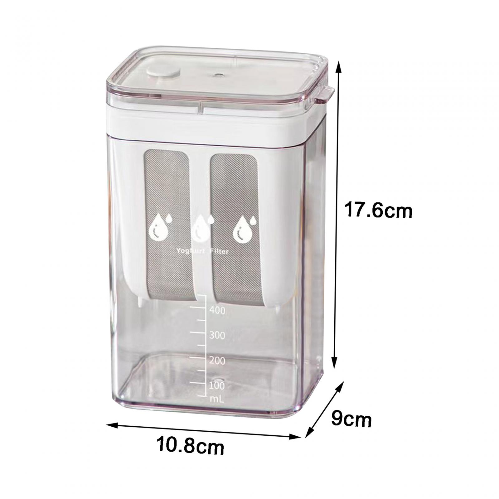 1100ML Cheese Yogurt Maker Fresh Washable Homemade Whey Separator Kitchen Tool for Making Thick Greek Yogurt Soybean Milk