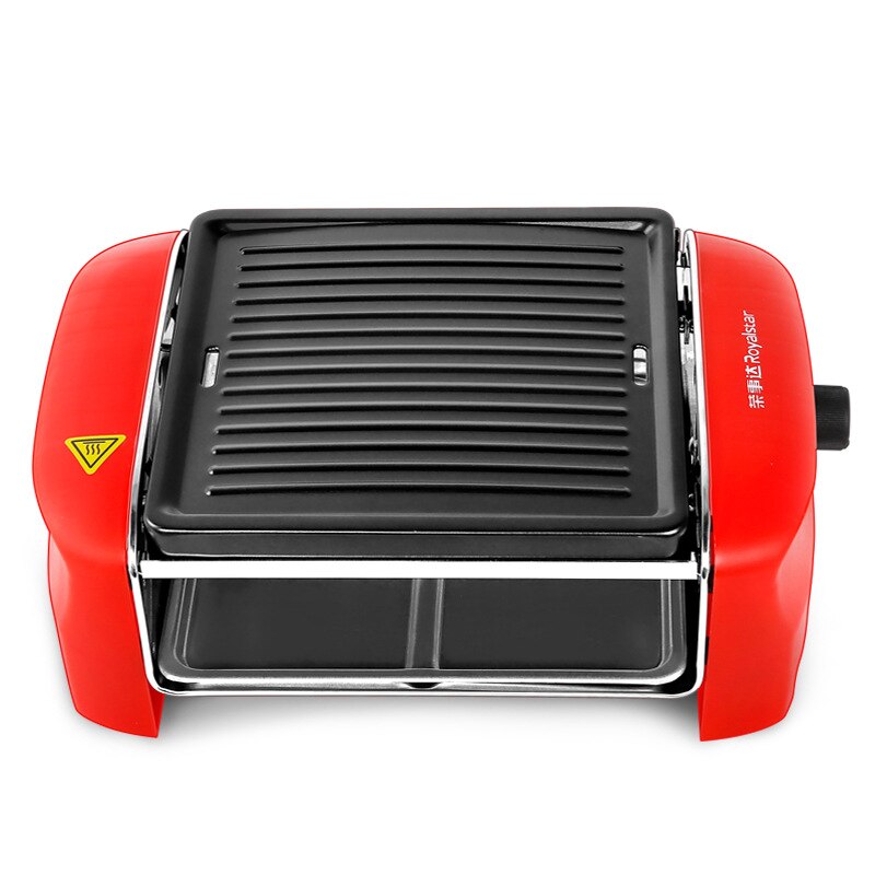 Korean household electric grill Convenient indoor Smokeless and non-stick Grill Electric baking tray Barbecue machine RKJ58C