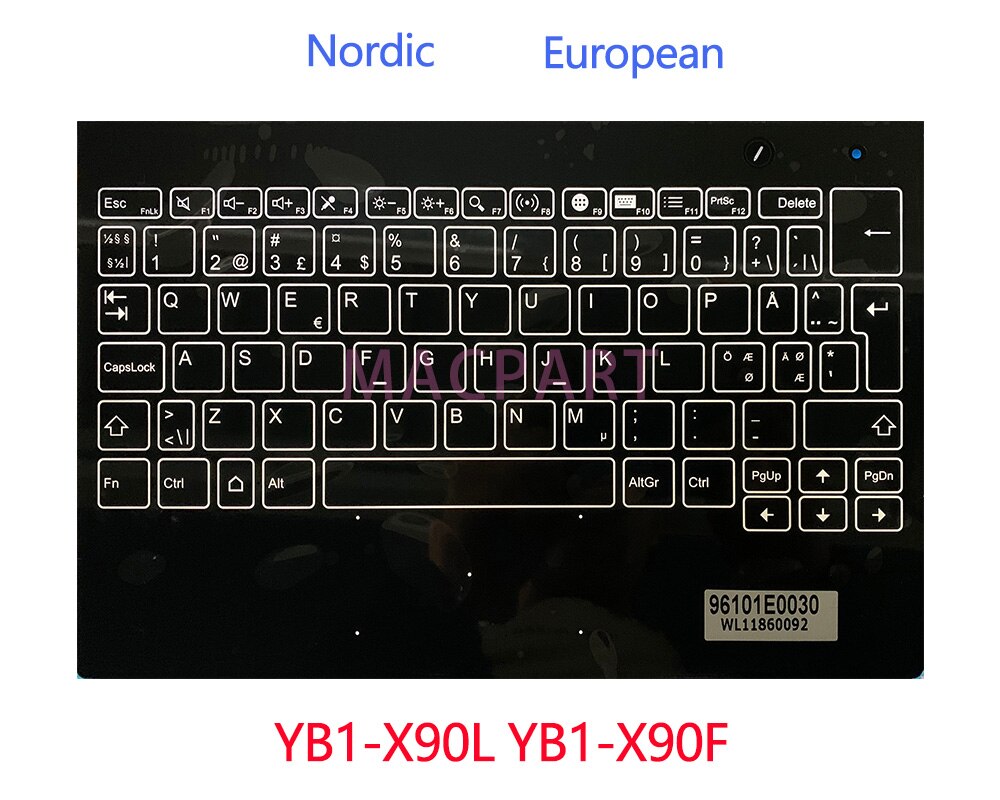 Original Keyboard for 10.1&quot; Lenovo Yoga Book Yogabook YB1-X90L YB1-X90F YB1-X91L YB1-X91F X90 X91 Palmrest Topcase Cover