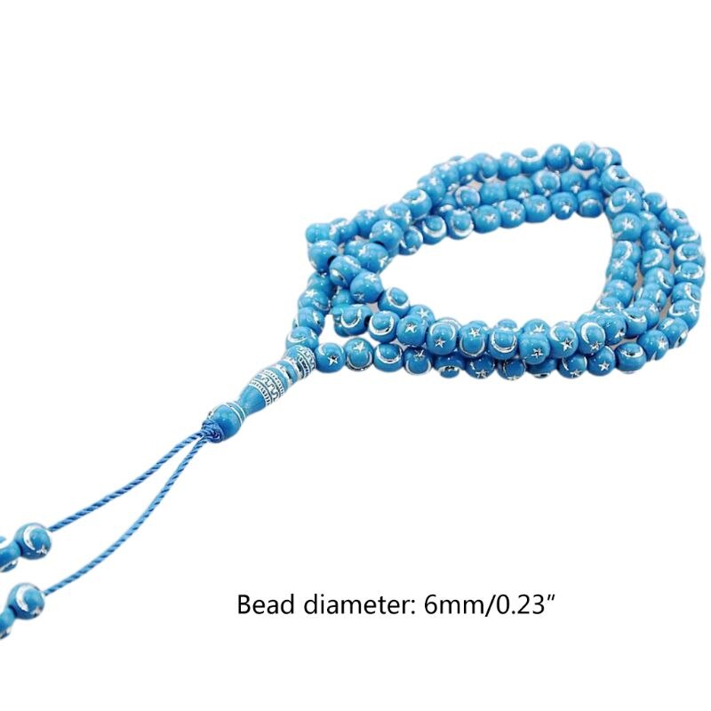 イスラム教徒中東ブレスレットタッセルペンダント 99 数珠チェーンイスラム tasbih アッラーロザリオ礼拝用品