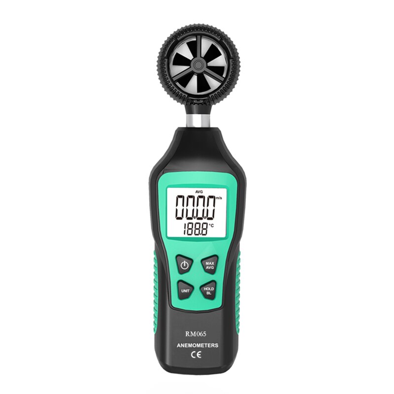 Digital Anemometer Wind Chill Tester tachometer Wind Speed Unit Meter Air Velocity