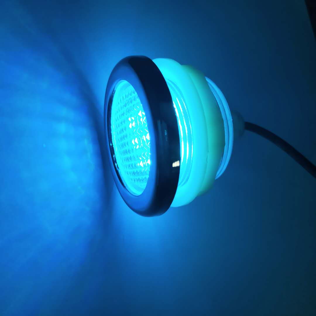 1Pc Waterdichte Clear Oppervlak Rgb 4-Pin Kabels Bad Onderwater Led Lamp Hottub Whirlpool Led Spa Licht zonder Controller