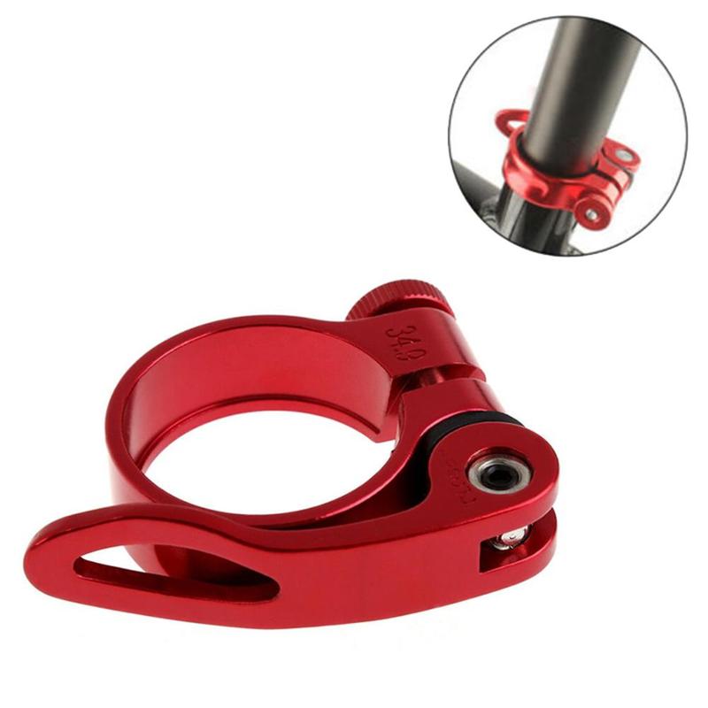 Fietszadelklem 1 Stks Quick Release Zadelpenklem Aluminium Reserveonderdelen Fietszadelpen