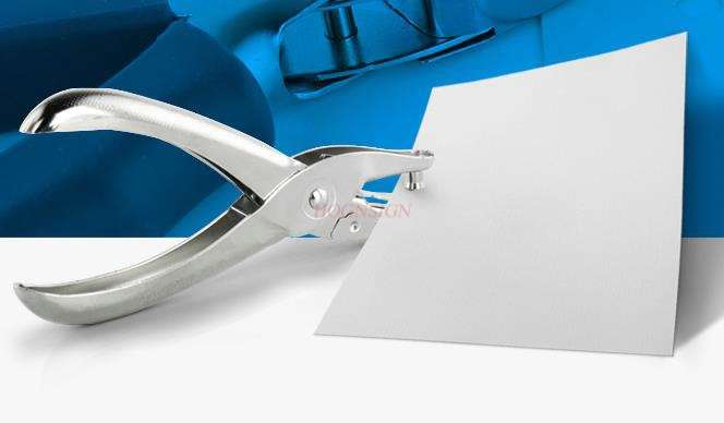 Hand-held punch single hole punch pliers round hole punch office paper punch binding stationery