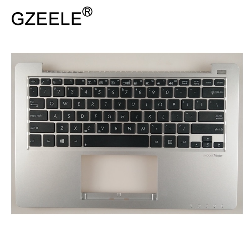 Laptop Voor Asus X202E X202 S200 S200E X201 X201E Palmrest Bovenste Cover met Toetsenbord C Shell
