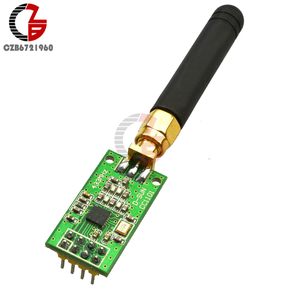 CC1101 Draadloze Transceiver 315 MHz 433 MHz 868 MHz 915 MHz Zender Ontvanger Module + SMA Antenne 300-348 MHz 387-464 MHz ISM