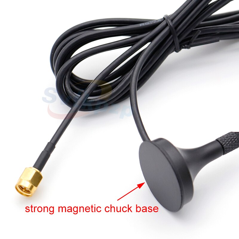 433MHz Antenna SMA Male Connector Universal Antennas for Car/Machine/Smart Home Signal Amplifier with Extension Cable