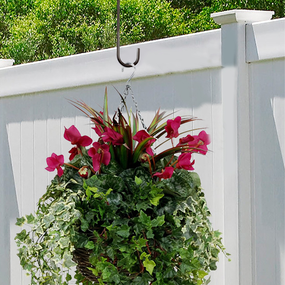 4 Stuks Keuken Hek Indoor S Vormige Zware Opknoping Haken Home Decor Outdoor Tuin Lantaarns Voor Vogel Feeder Staal bloempot