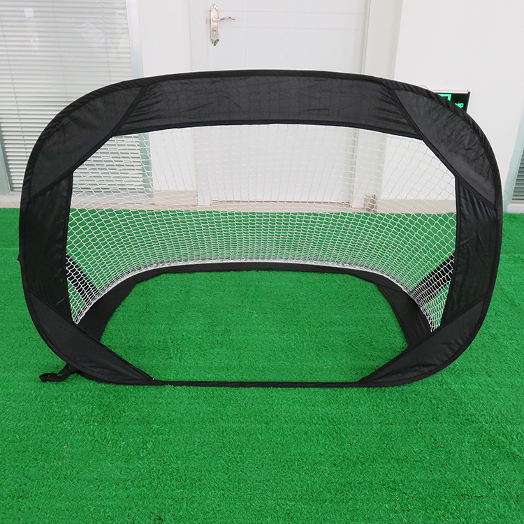 Draagbare Voetbal Doel Mini Pop Up Voetbal Doel Voor Kinderen Tuin Voor Indoor Of Outdoor Gebruik Voetbal Training: Black