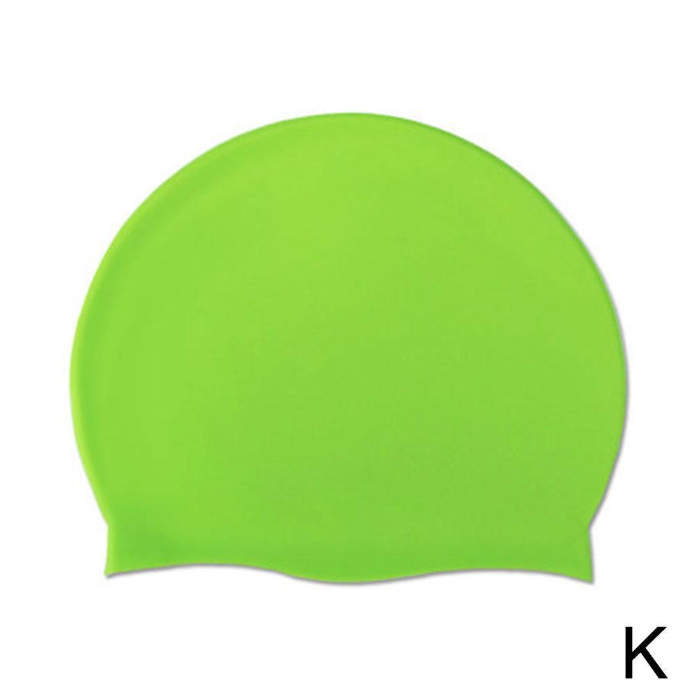 1pcs Silicone Swimming Cap Practical Waterproof Swim Hat Hair Swim Female Swiming Caps Accessories Long Ear Tool T0h2: K
