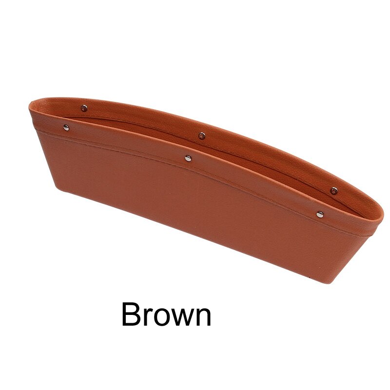 Smart 451 453 Fortwo Forfour Car Front Dashboard Storage Box PU Leather storage box container: Brown