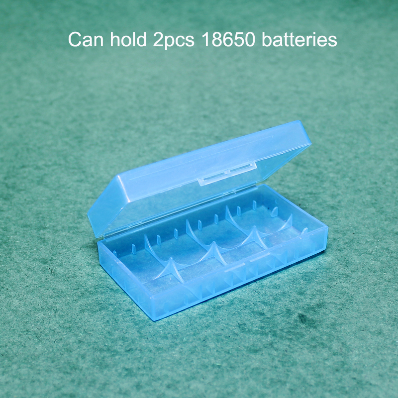18650 lithium battery storage box rechargeable battery protection box sorting box storage plastic parts box: Dark Grey