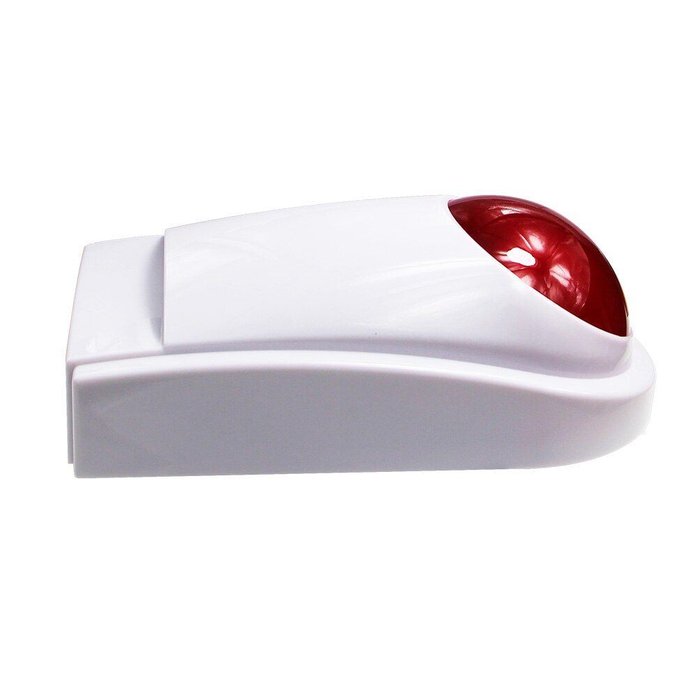 mini sirena senza fili da 433MHz per uso interno ed esterno sensore di allarme lampeggiante per sistema di allarme di sicurezza domestica collegare con telecomando