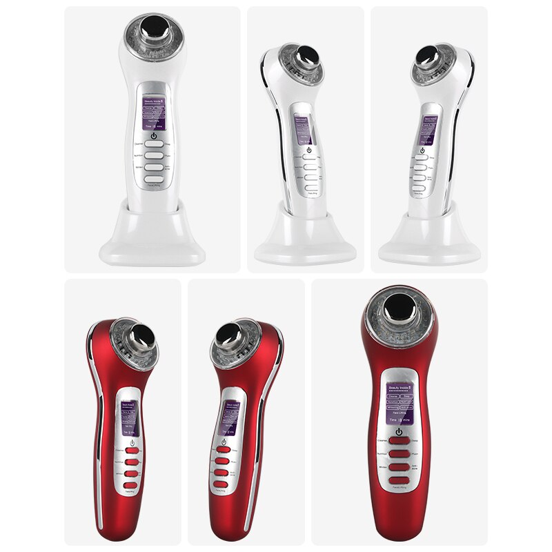Micro-current Skin Tightening Ultrasonic 7 In 1 Galvanic 3MHz Facial Lifting Beauty Care Light Photon Face Rejuvenation Machine
