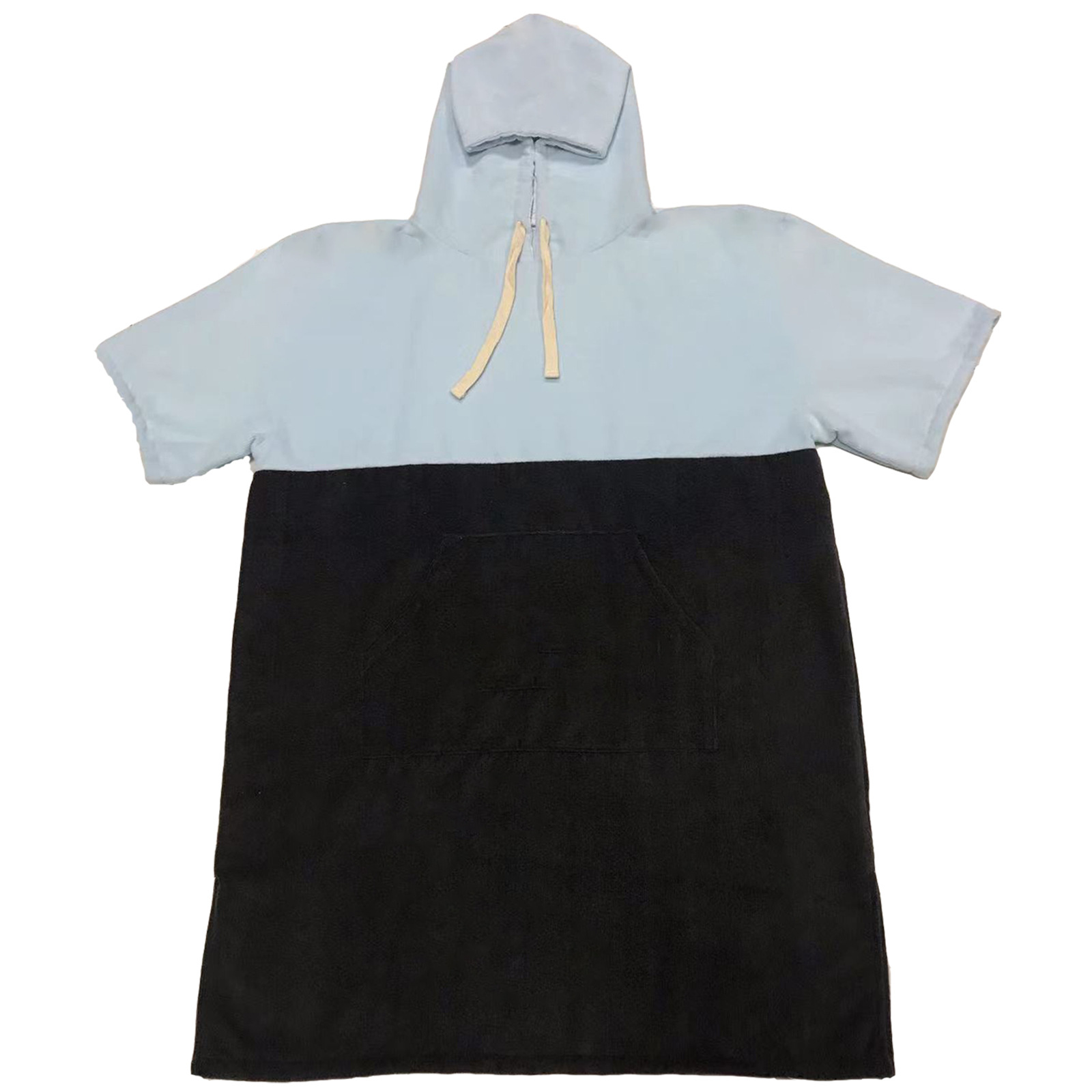 Schwimmen Tauchen Mit Kapuze Bademantel Verdicken Ändern Kleid Poncho warm Halten Mikrofaser Handtuch Winddicht Winter Surfen Schnell Trocknend Mantel: Blau
