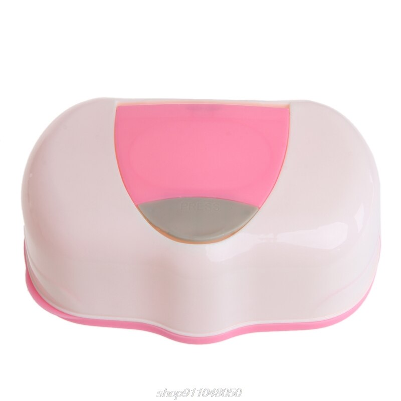 Plastic Wet Wipes Storage Case Box Refillable Container 80 Sheets D02 20: PK