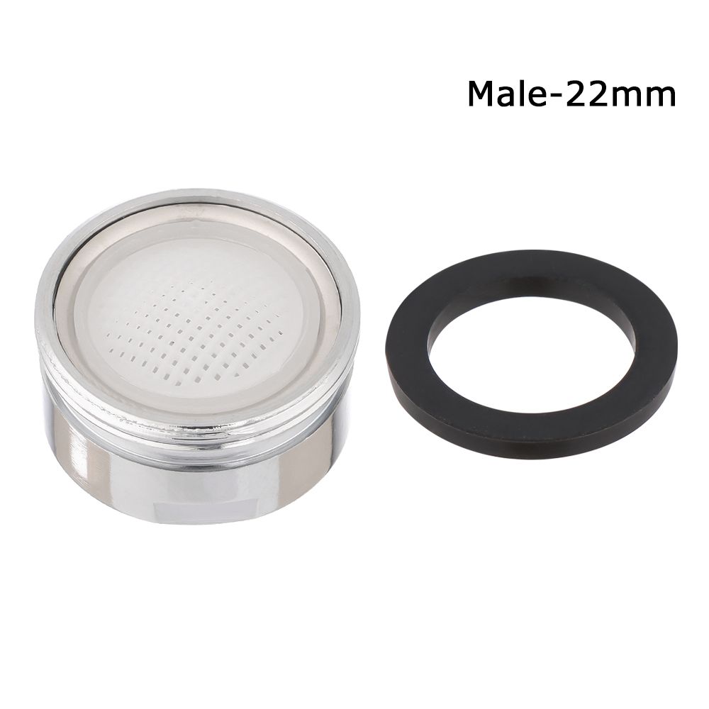 Boquilla de filtro para grifo de cocina, accesorios de ahorro de agua para grifo, aireador, boquilla de filtro macho y hembra: Male-22mm