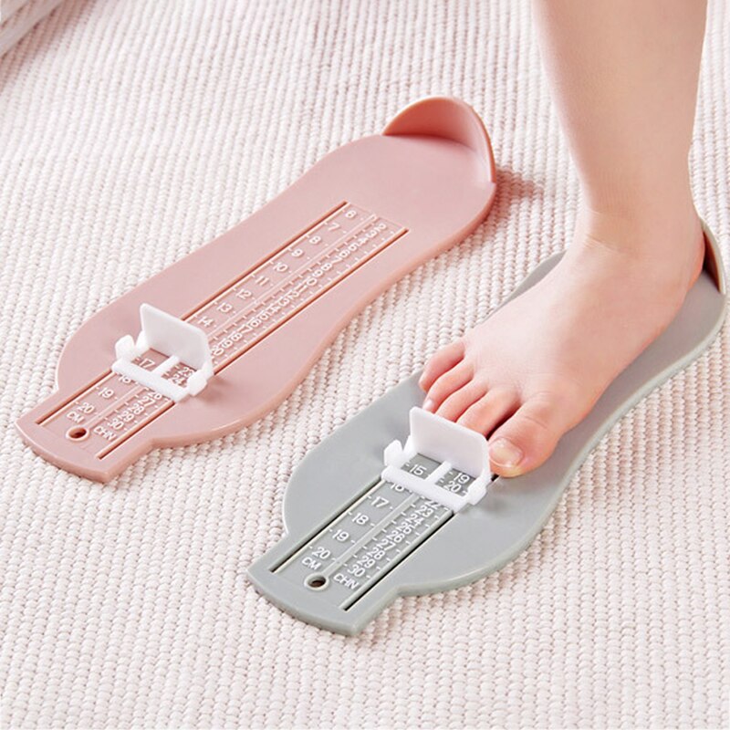 Regla para medir el pie para bebés y niños, medidor de tamaño, herramienta para medir la longitud de los zapatos, 1 unidad